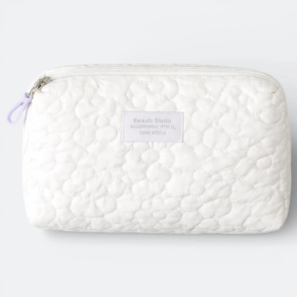 Trousse de Toilette Brodée Jaune Citron - | AïtaVia