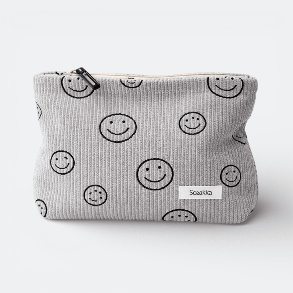 Trousse de Toilette pour Voyage Sourires Gris - | AïtaVia
