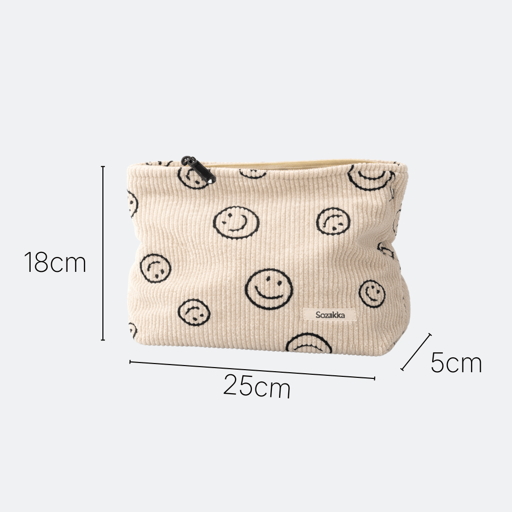 Trousse de Toilette pour Voyage Sourires Marron - | AïtaVia