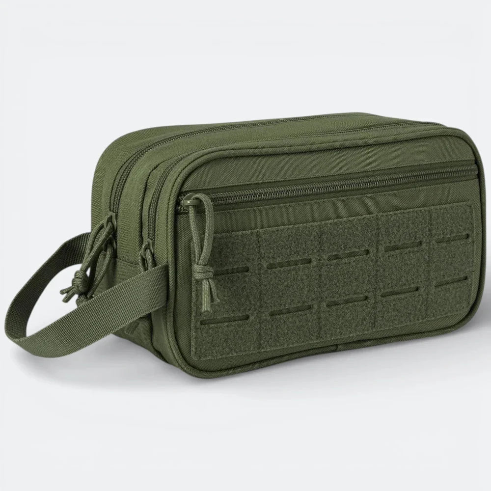 Trousse Hygiene Homme de Voyage Vert Lichen - | AïtaVia