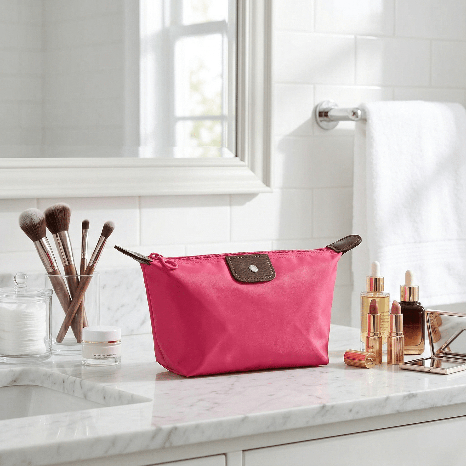 Trousse Maquillage Fourre Tout Mauve Intense - | AïtaVia