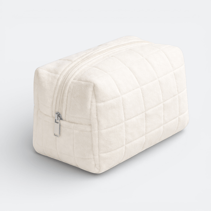 Trousse Maquillage Peluche Lavande Pâle - | AïtaVia