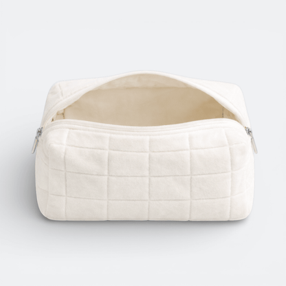 Trousse Maquillage Peluche Lavande Pâle - | AïtaVia