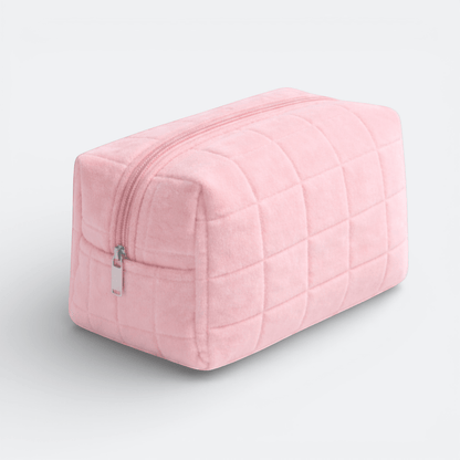 Trousse Maquillage Peluche Rose Bonbon - | AïtaVia