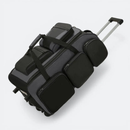 Valise à Trois Roues Gris Plomb - | AïtaVia