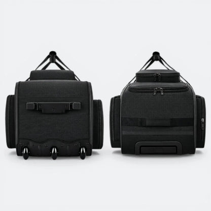 Valise à Trois Roues Noir Profond - | AïtaVia