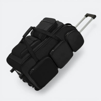 Valise à Trois Roues Noir Profond - | AïtaVia