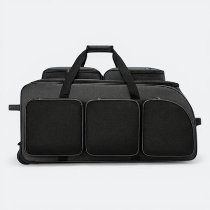 Valise à Trois Roues Noir Profond - | AïtaVia