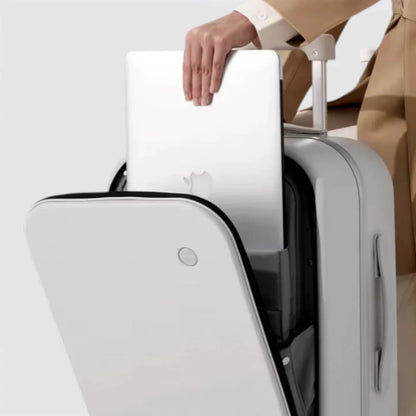 Valise avec Compartiment Ordinateur Gris Fumé - | AïtaVia