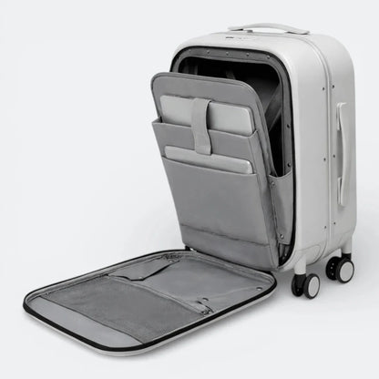 Valise avec Compartiment Ordinateur Gris Fumé - | AïtaVia