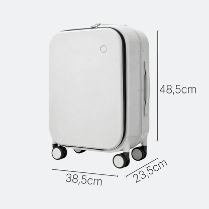Valise avec Compartiment Ordinateur Gris Fumé - | AïtaVia