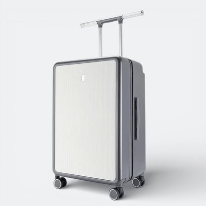 Valise avec Large Poignée Télescopique Gris Clair - | AïtaVia