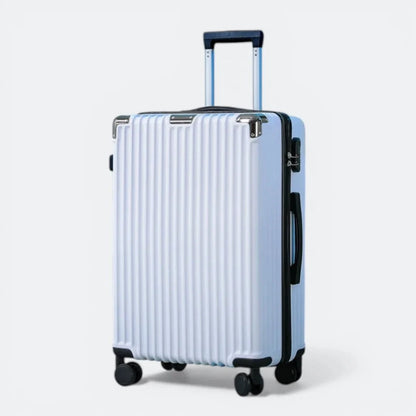Valise avec Poignée Rétractable Blanc Bleuté - | AïtaVia