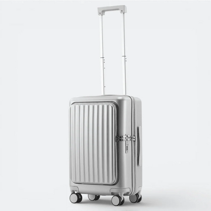 Valise avec Porte Gobelet Argent - | AïtaVia
