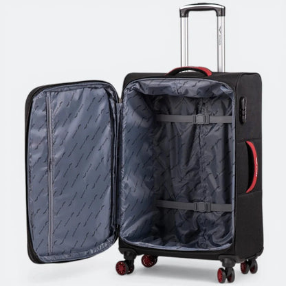 Valise avec Serrure Noir Profond - | AïtaVia