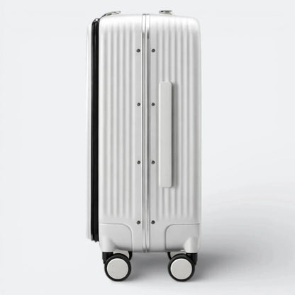 Valise Cabine avec Port USB Blanc Cassé - | AïtaVia
