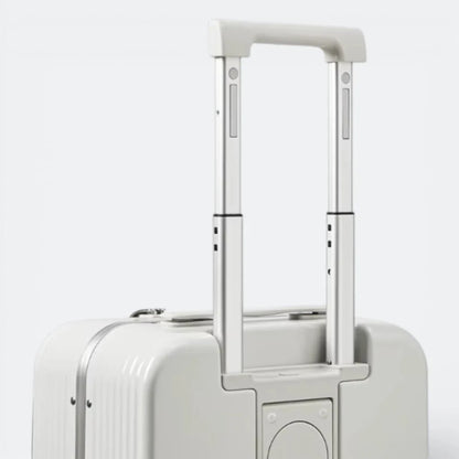 Valise Cabine avec Port USB Blanc Cassé - | AïtaVia