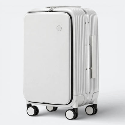 Valise Cabine avec Port USB Blanc Cassé - | AïtaVia