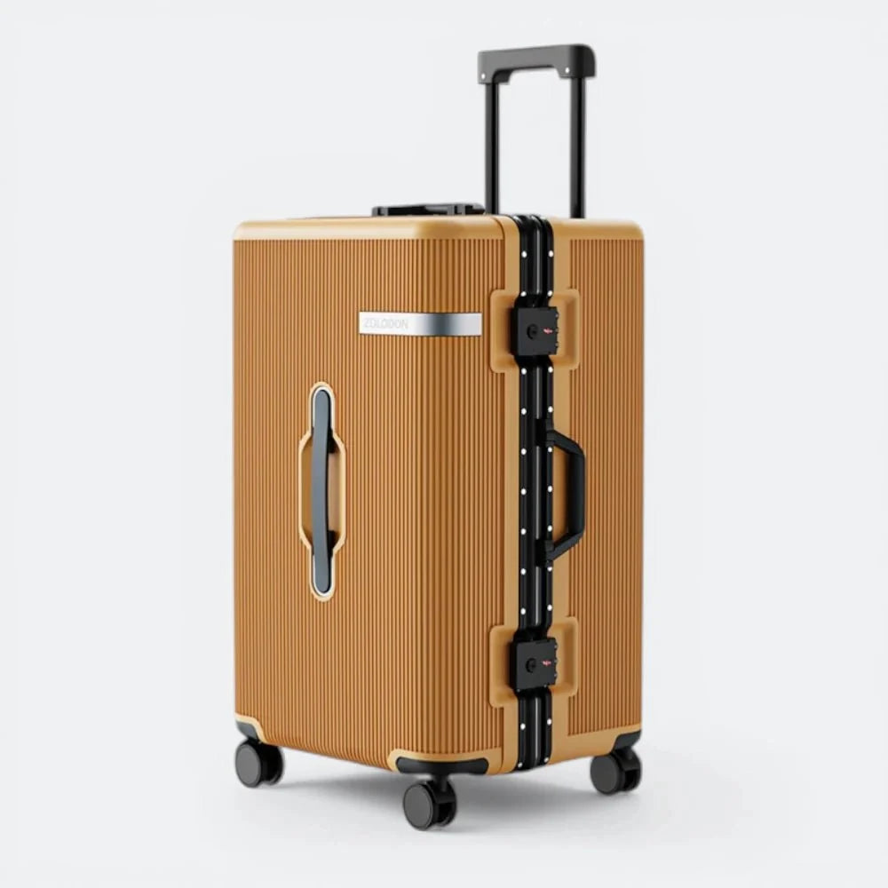 Valise Cadre Aluminium Fermeture TSA Terre Cuivrée - | AïtaVia