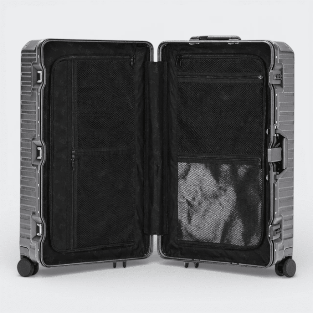 Valise Cadre Aluminium Rouge Grenadine - | AïtaVia