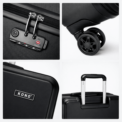 Valise Coque Rigide Légère Vert Lagon - | AïtaVia
