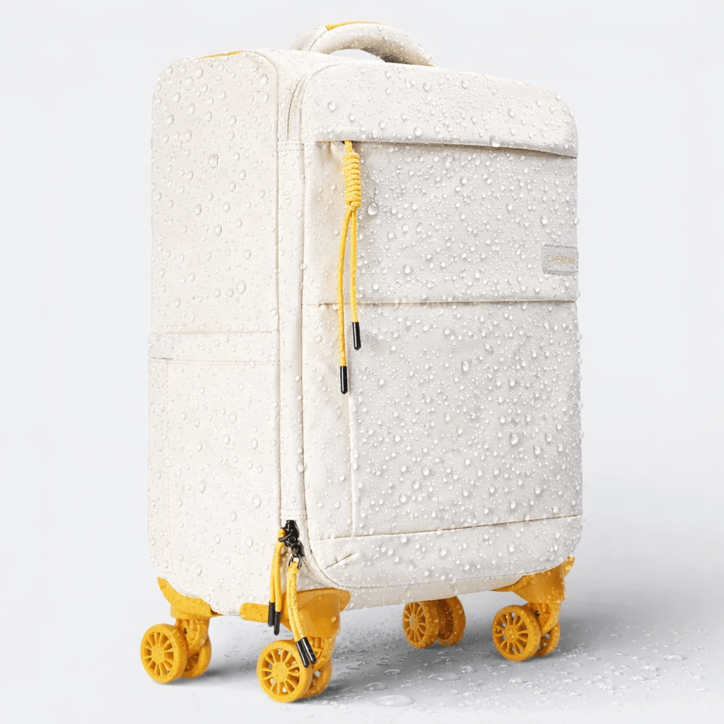 Valise de Voyage Étanche 4 Roues Beige Ivoire - | AïtaVia