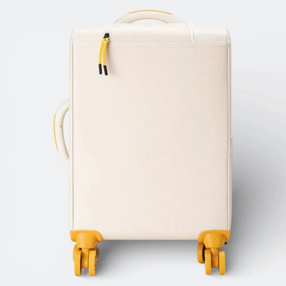 Valise de Voyage Étanche 4 Roues Beige Ivoire - | AïtaVia