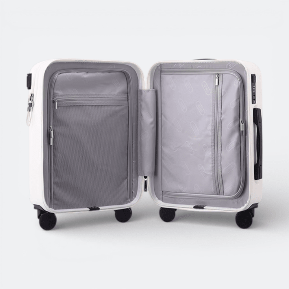 Valise Ouverture Frontale Rouge Brique - | AïtaVia