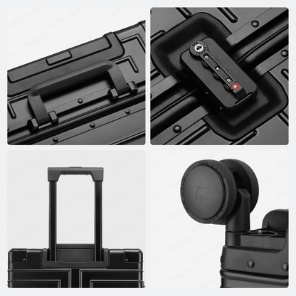 Valise Rigide Argentée Argent - | AïtaVia