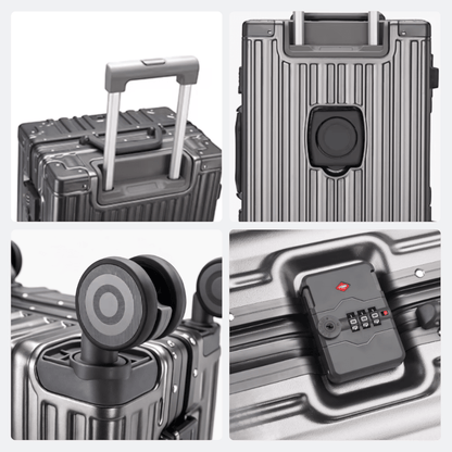 Valise Rigide Roulette Solide Vert D’eau - | AïtaVia