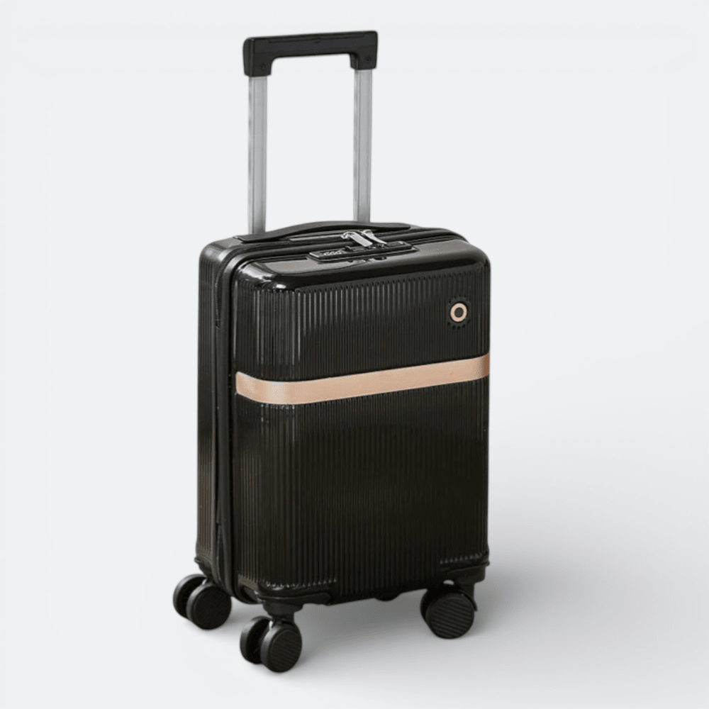 Valise Roue Démontable Noir Charbon - | AïtaVia